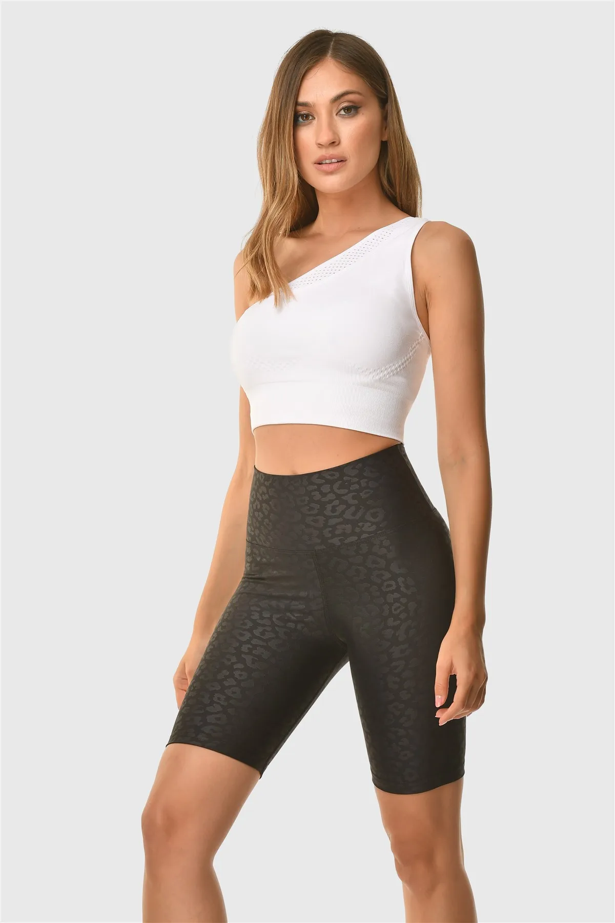 Superstacy Laptop Patterned Black Sport Leggings