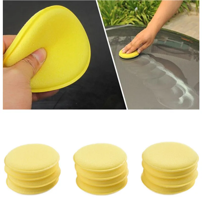 

12pcs Car Polish Wash Cleaning Pads Waxing Sticker For Honda Civic Accord Fit Crv Hrv Jazz City CR-Z Element Insight MDX S2000