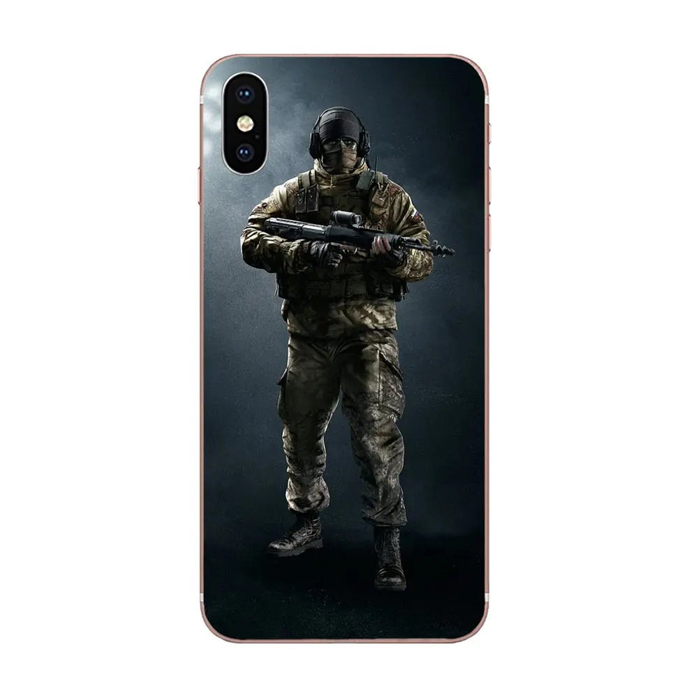 Видео игры War Soldier Военная Униформа ТПУ Пользовательские чехол для телефона Galaxy