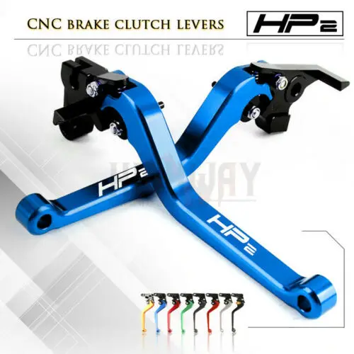 

Motorcycle Brake Handle Bar Lever CNC Aluminum Long Adjustable Brake Clutch Levers For BMW HP2 Megamoto 2006-2009