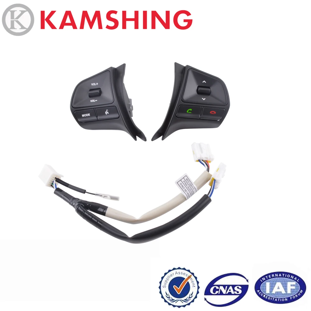 Многофункциональная кнопка управления рулевым колесом CAPQX для KIA K2 RIO 2011-2014 Bluetooth