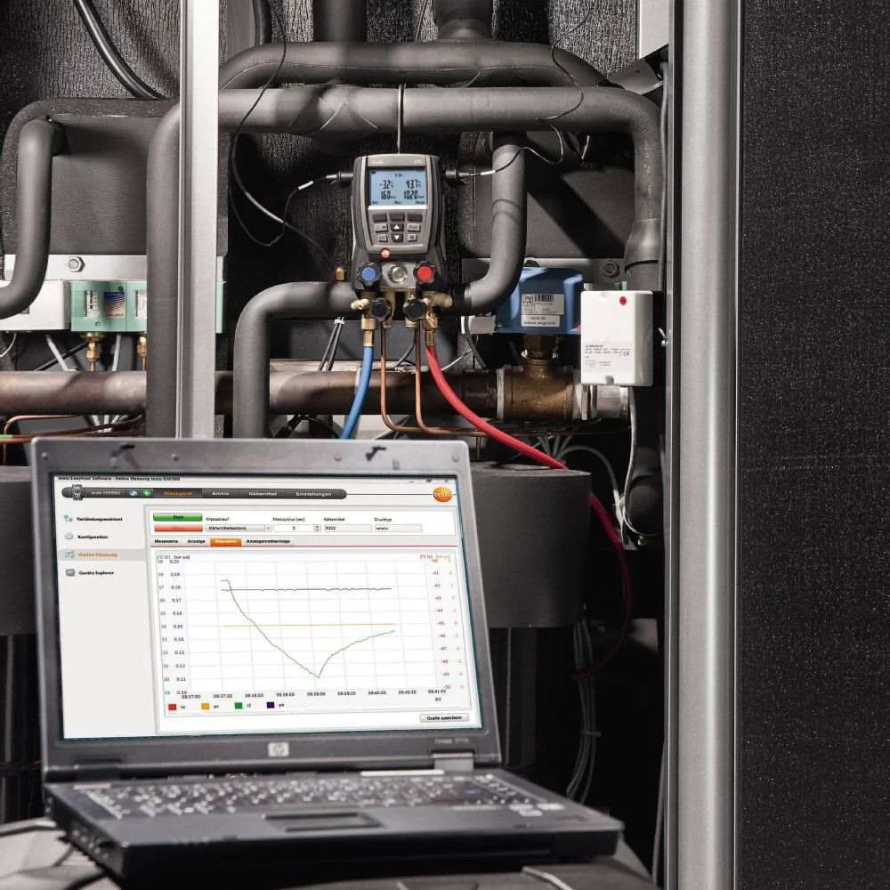 Testo 570 кондиционер манометр набор есть функция записи данных Манометр Цифровой