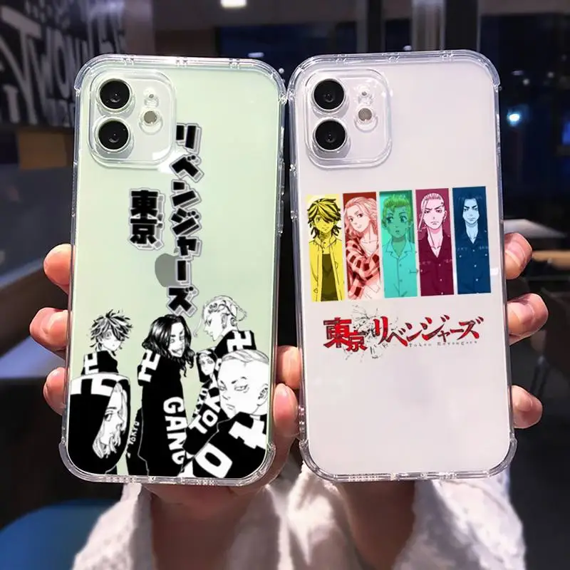 

Tokyo Revengers Phone Case For iphone 13 12 11 8 7 plus mini x xs xr pro max Transparent soft