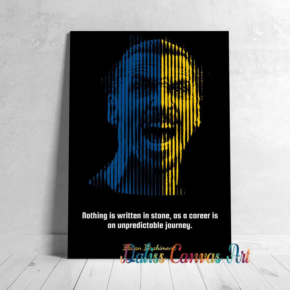 Холст с изображением футбольной звезды Zlatan Ibrahimovic картины для украшения дома