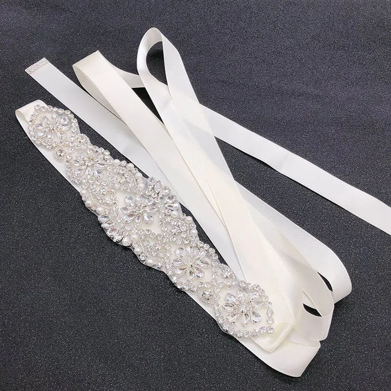 Украшенные драгоценными камнями Свадебные ремни пояс для вечевечерние НКИ