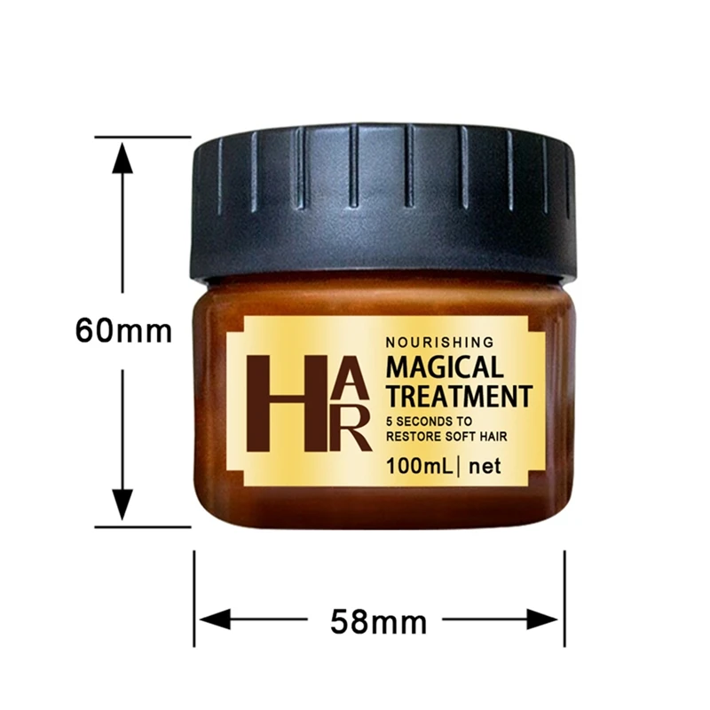 100ML Hair Treatmen Straightening Repair Care Mask Smoothing Treatment Shiny Conditioners Product | Красота и здоровье