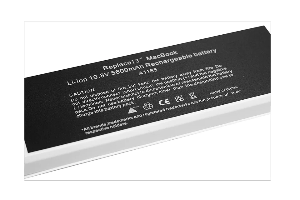 Apexway белый 5600 мАч 10,8 В ноутбука Батарея для Apple MacBook Pro 1" A1181 A1185 MA566 MA561 MA561J/MA254 MA255 MA472 MA699 MA700