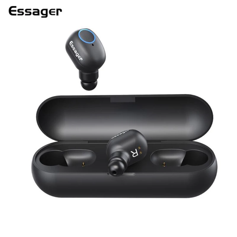 TWS-наушники Essager Mini с поддержкой Bluetooth 5 0 и зарядным футляром | Электроника