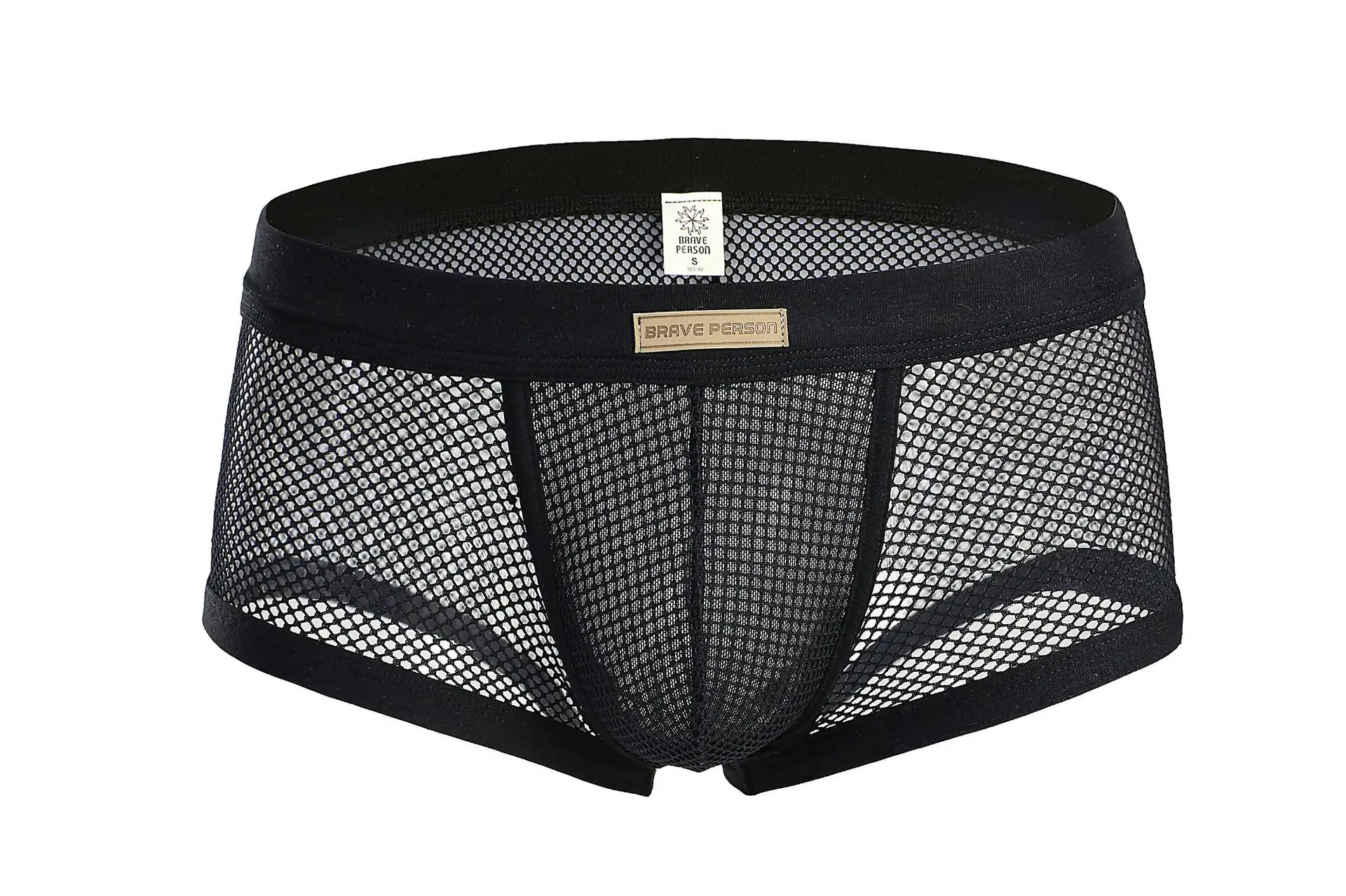 

Трусы-боксеры мужские из дышащей сетки, прозрачные, 2019