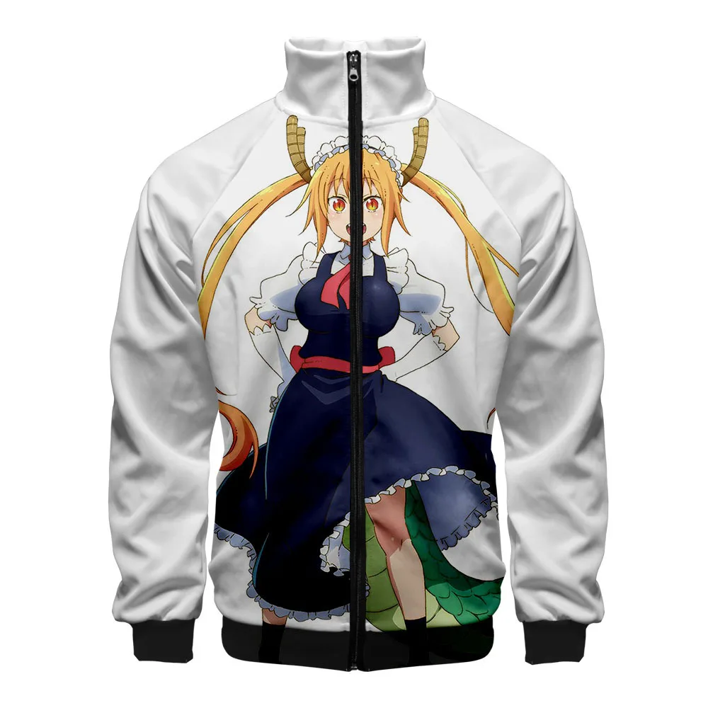 Кардиган с воротником-стойкой на молнии для косплея