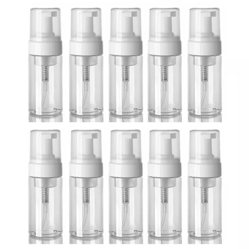 10 шт. 100 мл пустая бутылка для поролонового насоса дозатор жидкости с крышкой
