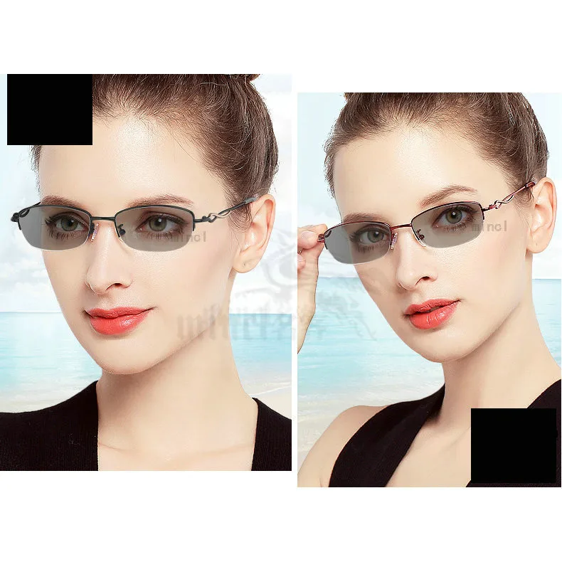 Новые солнцезащитные фотохромные очки для чтения оптические женские