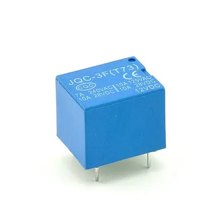 

10 шт./лот новые и оригинальные реле мощности JQC-3F (T73) 12VDC DC12V