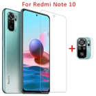 Чехол для redmi note 10, Защитная пленка для экрана, закаленное стекло для объектива камеры xiaomi readmi note10