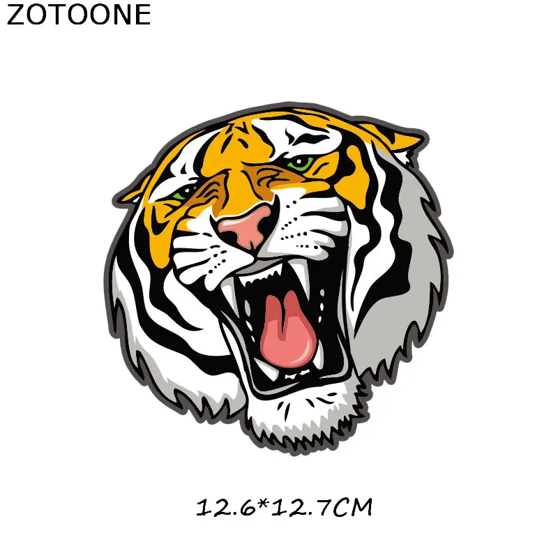 Водные Наклейки ZOTOONE с животными для железной переводной одежды аксессуары