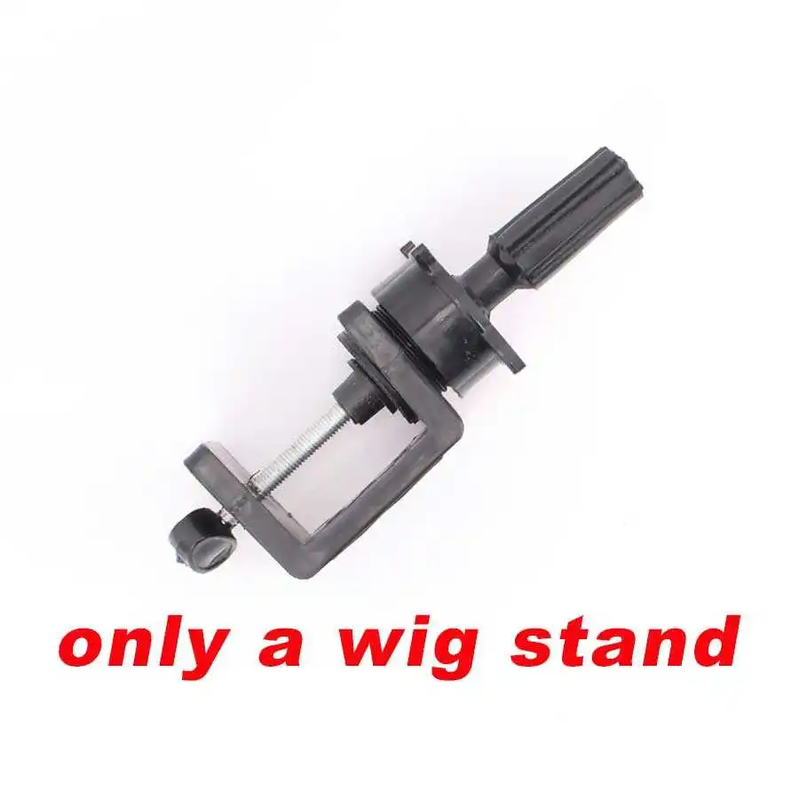 Wig Stand Only Холст голова вешалка для париков манекен головной парик держатель для женщин сделать парики манекен голова вешалка для париков манекен голова для парики стойка головы - Цвет: Wig Stand Only