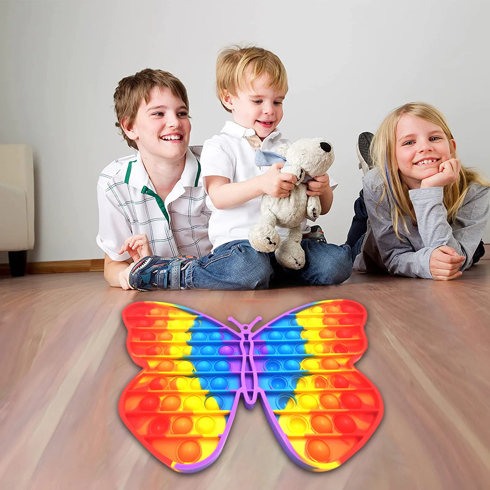 

Big Size 300mm Fidget Toys Push Bubble Sensory Toy for Children Adult Gift Autism Needs Funny Squishy Stress Reliever Toy Board