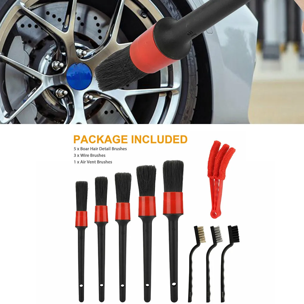 

Engine Wheel Car Cleaning Brushes High Quality Kit PP 20/22.5/23/23/23cm