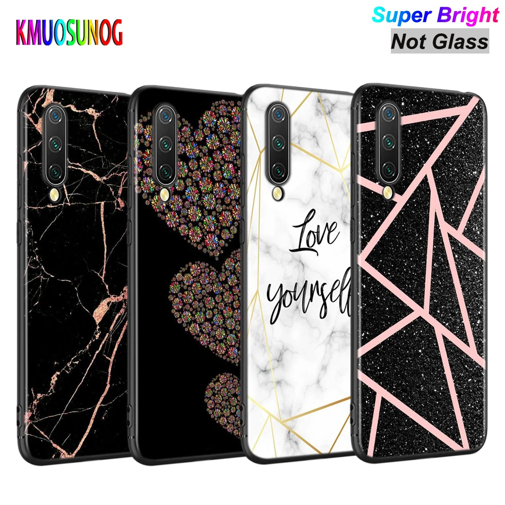 

Geometric Marble Silicone Cover For Xiaomi Mi Note 10 Ultra 9T 9 SE A3 Lite Poco X3 NFC M2 Pocophone F1 Pro Phone Case