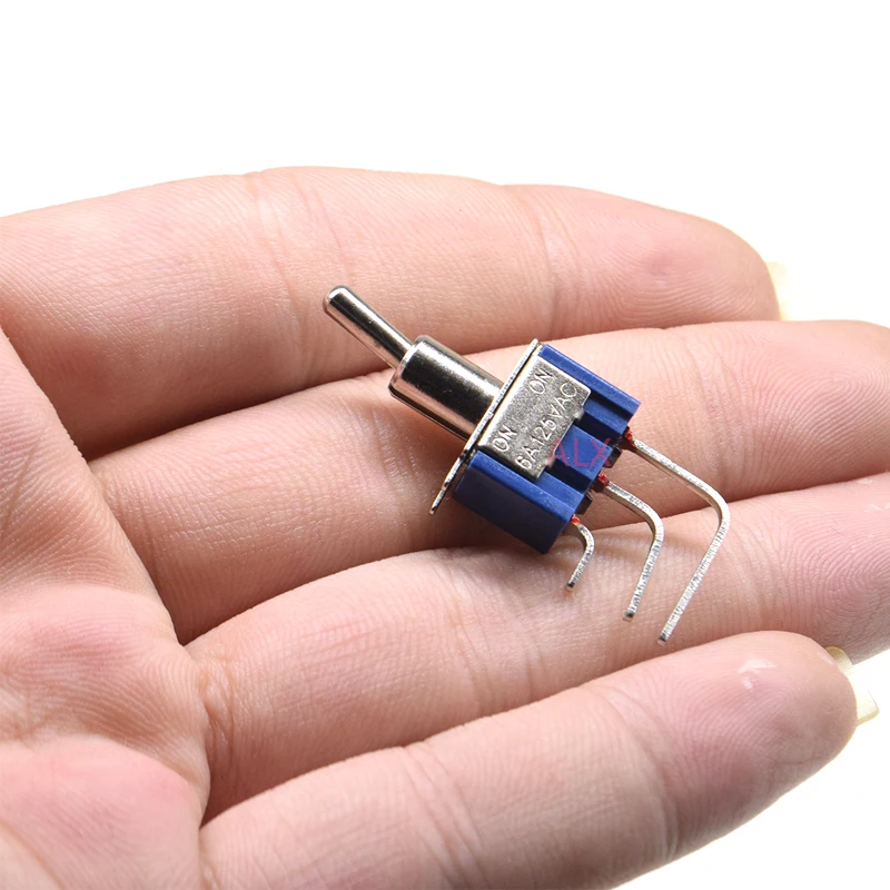 5 шт. синий мини-светильник прямоугольный миниатюрный переключатель с креплением