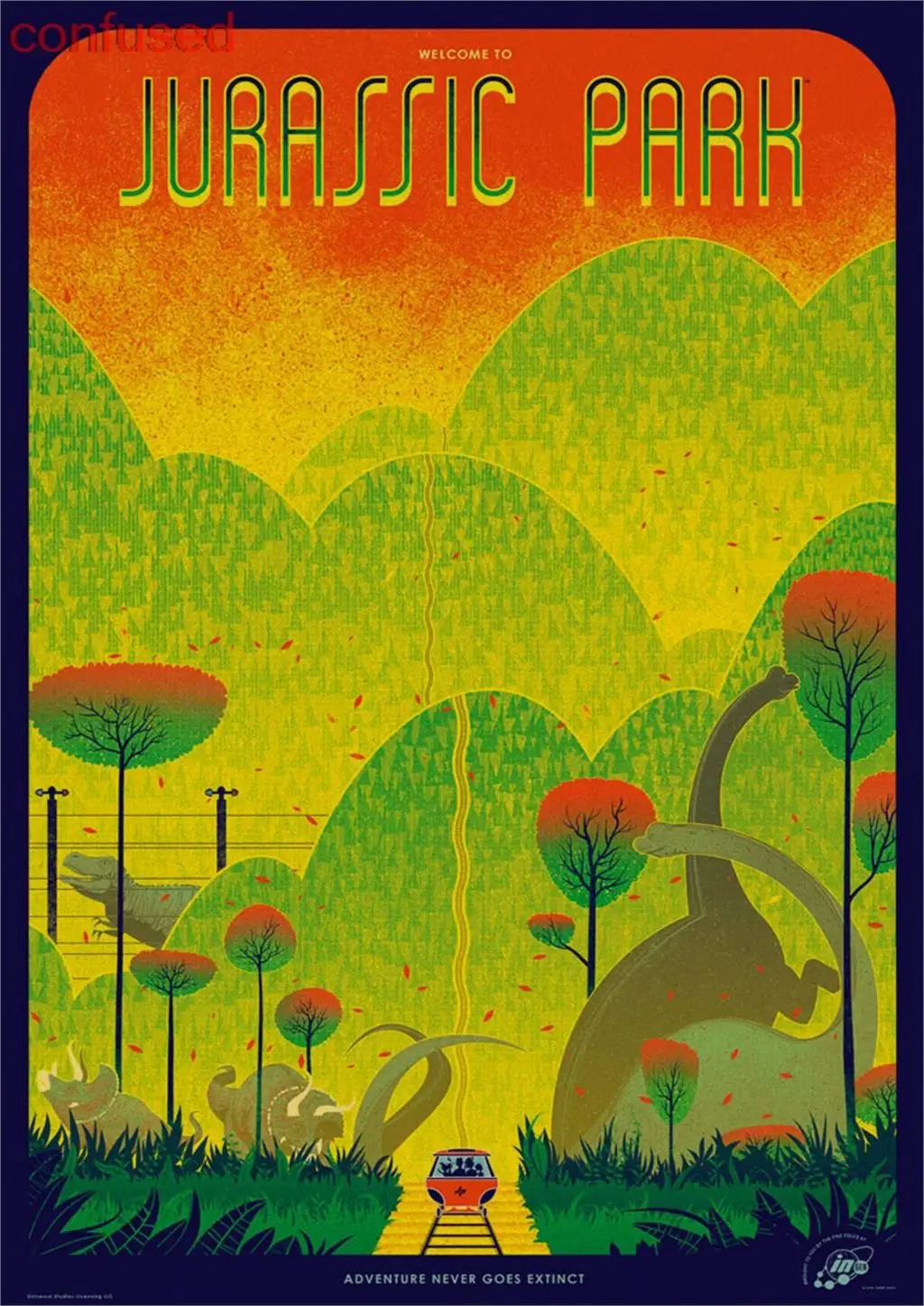 

Jurassic Dinosaur World Movie Poster , Retro Poster , Home Decoration Poster , Wall Art Poster , Kraft Paper Poster