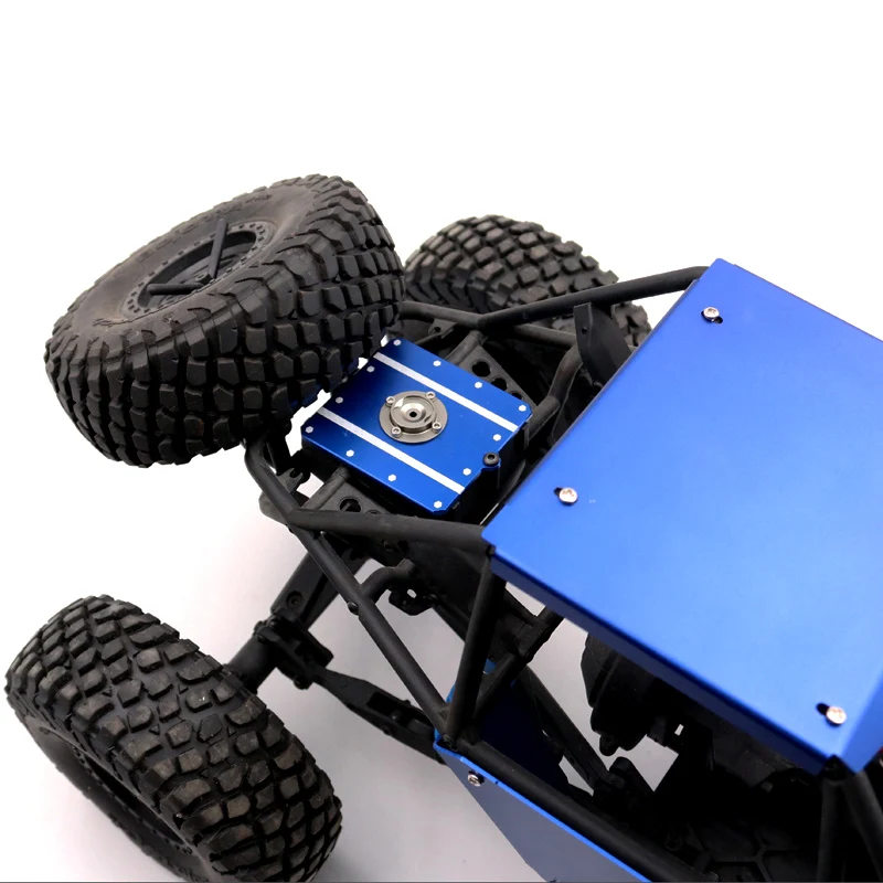 CNC металлический приемник коробка крышка для 1/10 RC Гусеничный автомобиль осевой