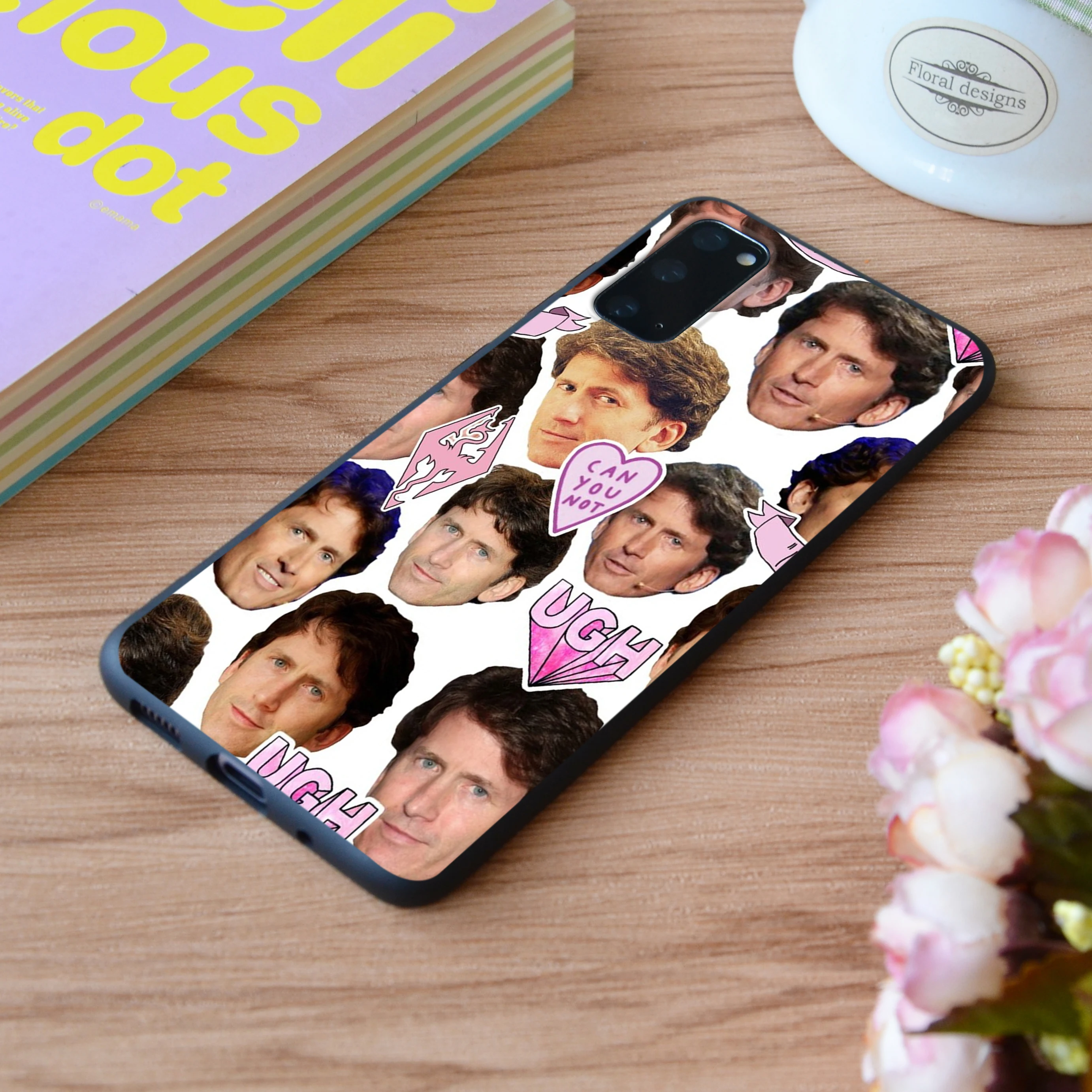 

For Samsung Todd Howard Collage Print Soft Silicone Matt Case TPU Cover Galaxy S Note M and Galaxy A