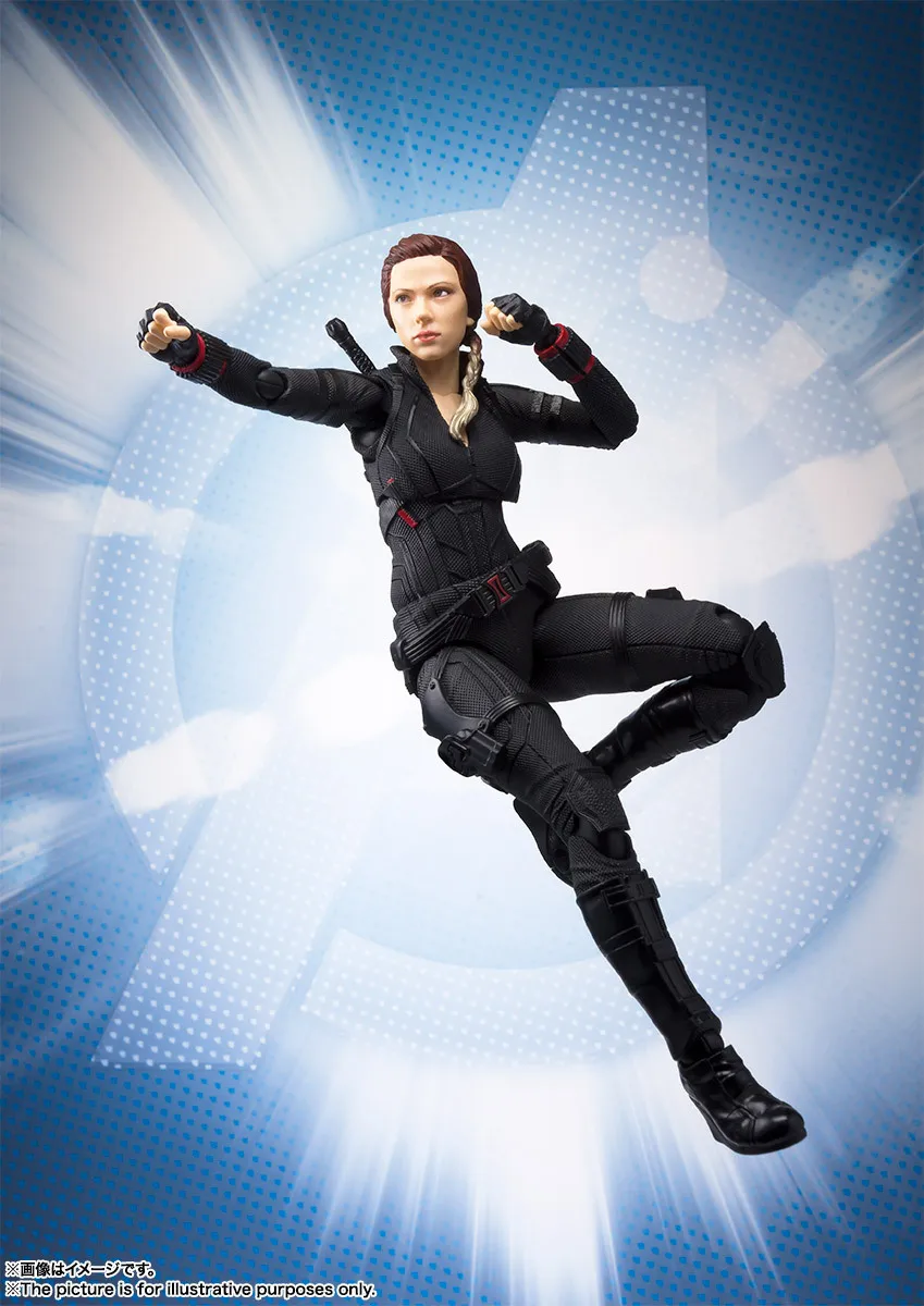 

Marvel Black Widow Action Figure SHF Avengers End Game Toys