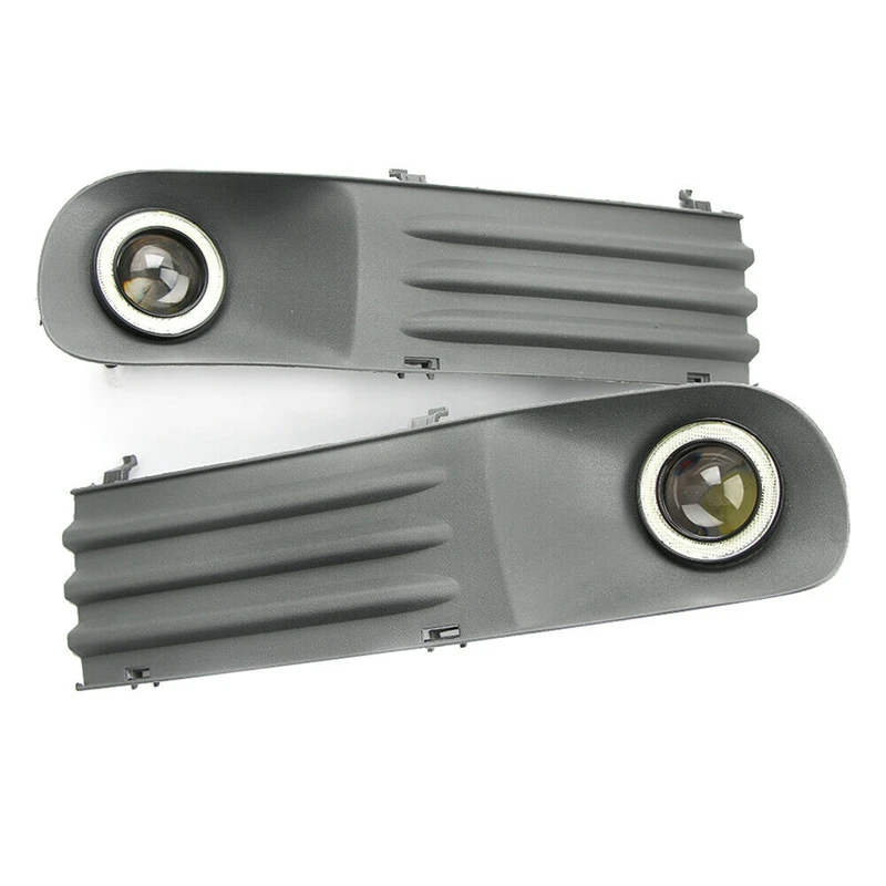 Автомобильные противотуманные фары ангельский глаз решетки + жгут для Vw Transporter T5