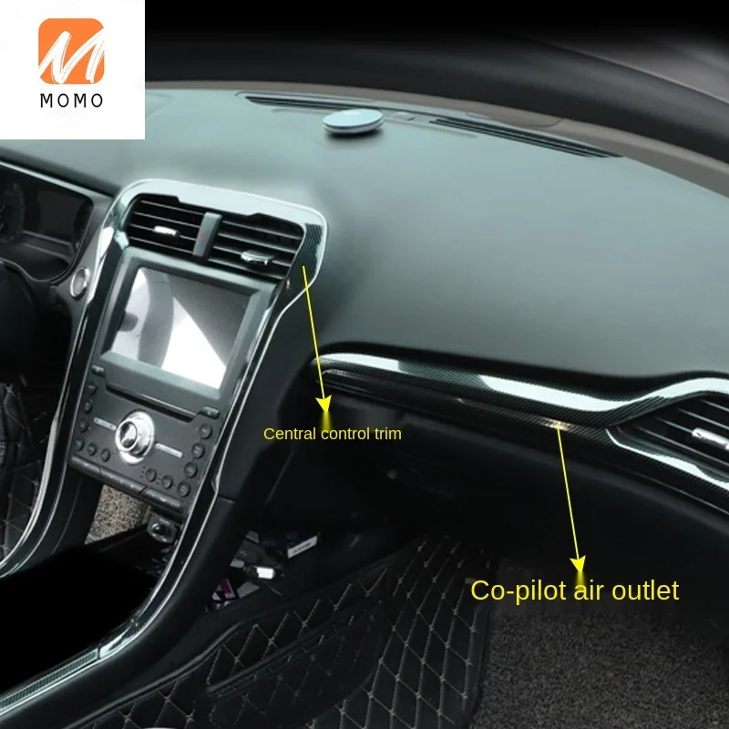 

13-20 Ford New Mondeo Modified Center Console Decorative Frame Trim Mondeo Interior Modification Special