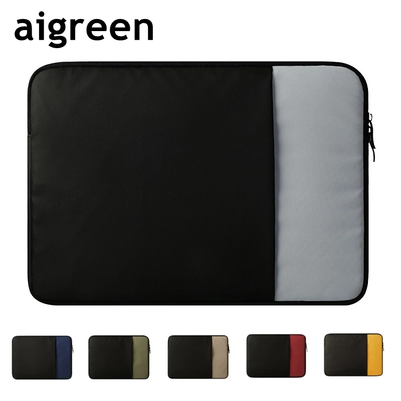 

Brand Aigreen Laptop Bag 11,12,13,14,15,15.6 inch,Water Resistant Sleeve Case For Macbook Air Pro 13.3,15.4 Notebook,Dropship