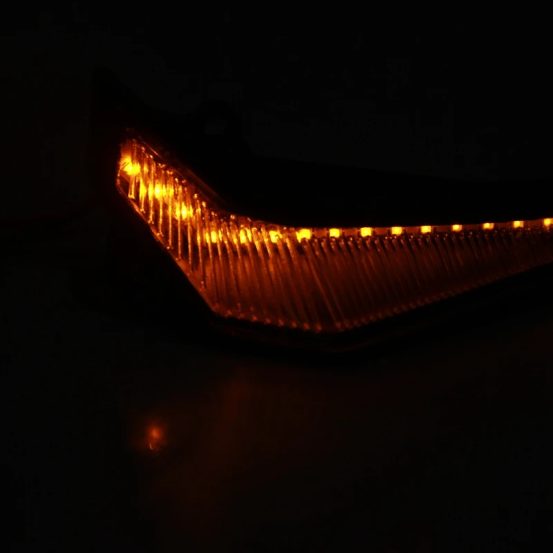 

Universal Motorcycle Handguards 22Mm-28Mm Handlebar Protector with Led Turn Signal Light