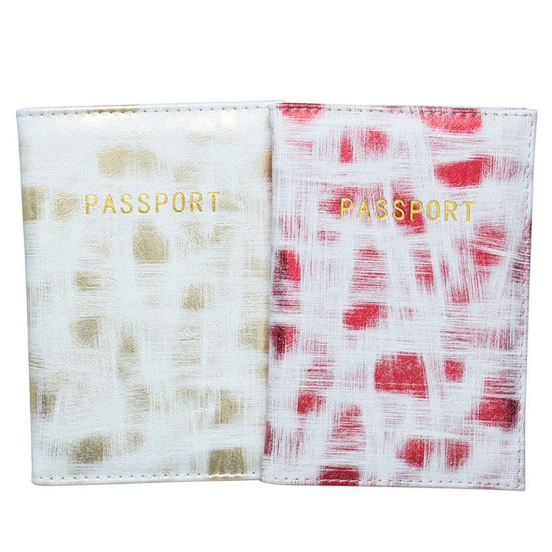 

Color Printing Passport Cover Fashion Women Men Pu Leather Travel Wallet Passport Holder High Quatity Case for Passports 2021