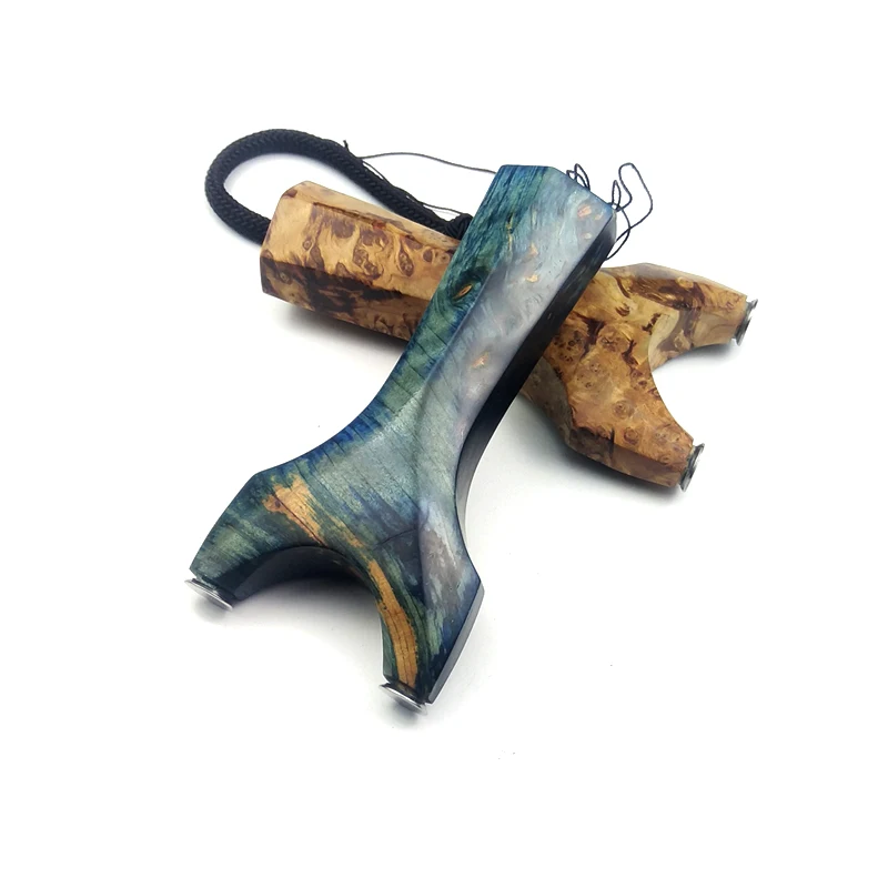 

High Quality First Class Thuja Curing Solid Wood Slingshot Slingshot Suitable For Outdoor Hunting Shooting With Flat Rubber Band