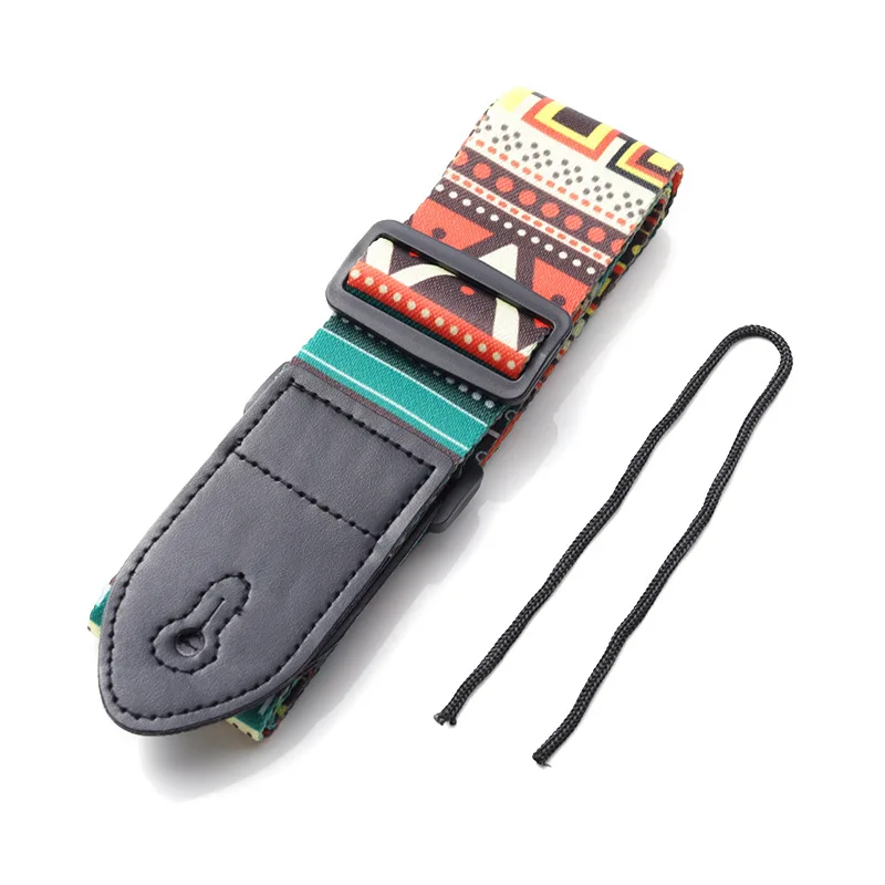 folk gitarre strap elektrische gitarre strap erweitert schulter gurt gitarre bass drucken strap instrument zubehör gitarre zubehör free glob