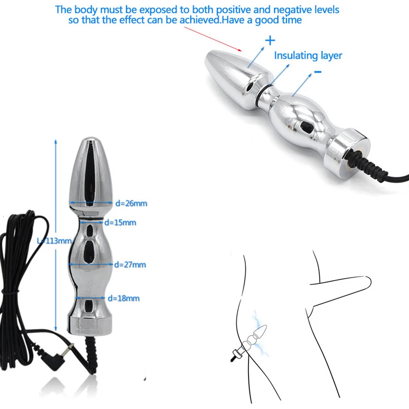 Электрическим током Анальная вагинальная пробка уретральный катетер пенис