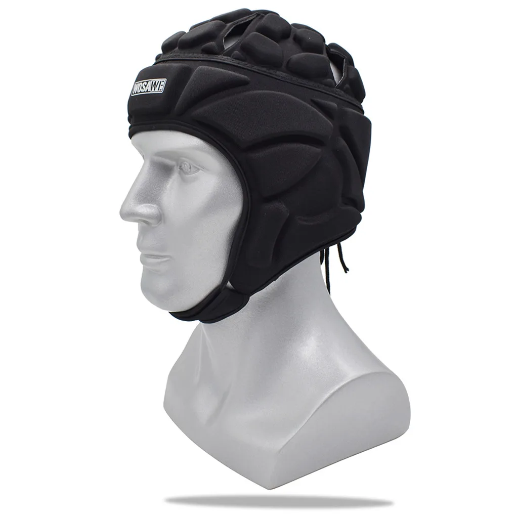 

Pro Helmet - EVA Shockproof Headgear for Rugby Flag Football Soccer Goalkeeper & Goalie - Unisex for Youth and Adult