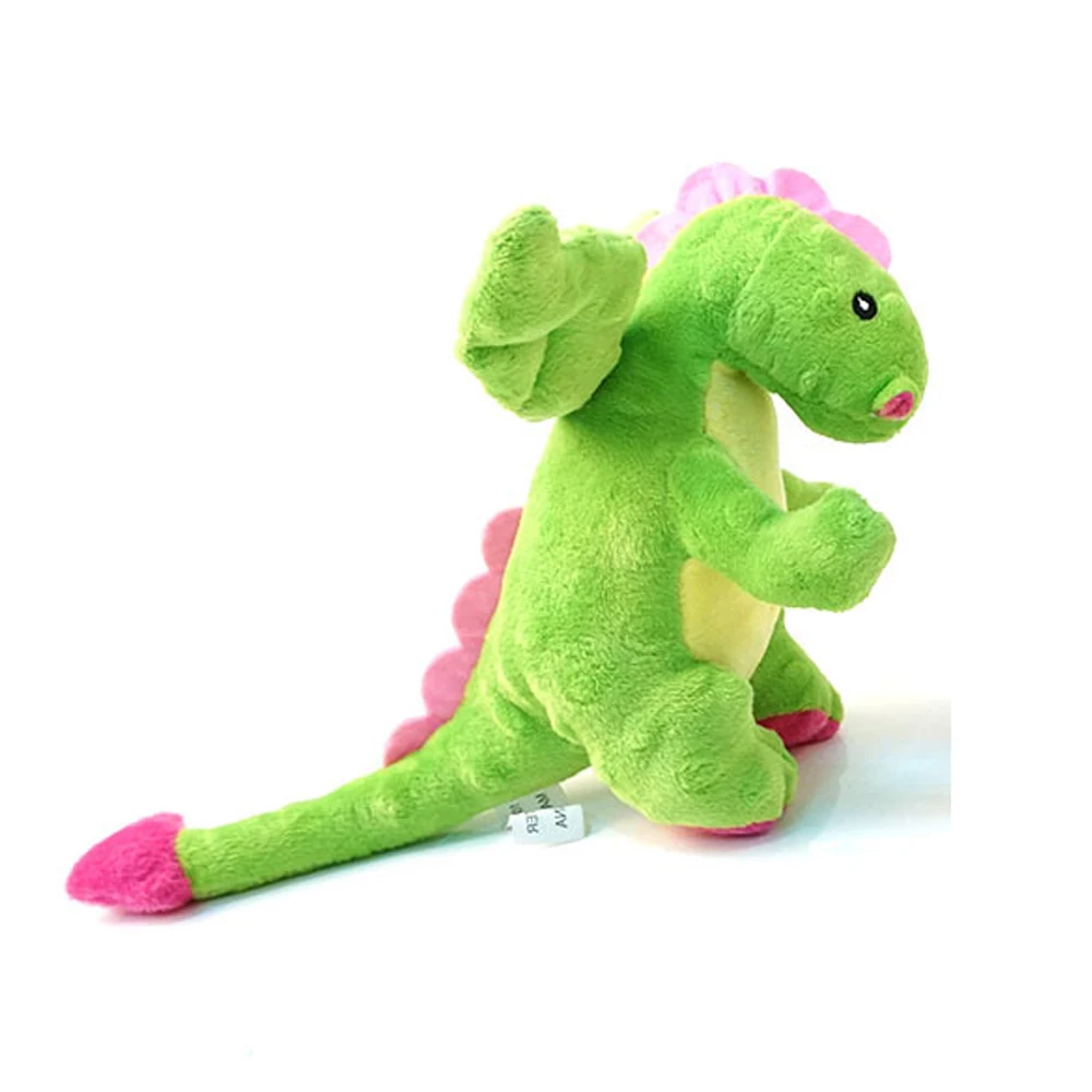 Динозавр собака плюшевая игрушка взаимодействие раньше прочная жевательная для