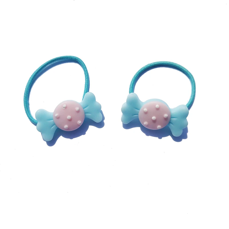 Резинка для волос девочек резинка в виде короны единорога конфеты аксессуары детский эластичный держатель