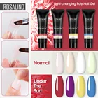 Полигель-лак ROSALIND для ногтей, меняющий цвет, Полупостоянный, для наращивания, искусственные ногти, искусственный дизайн ногтей