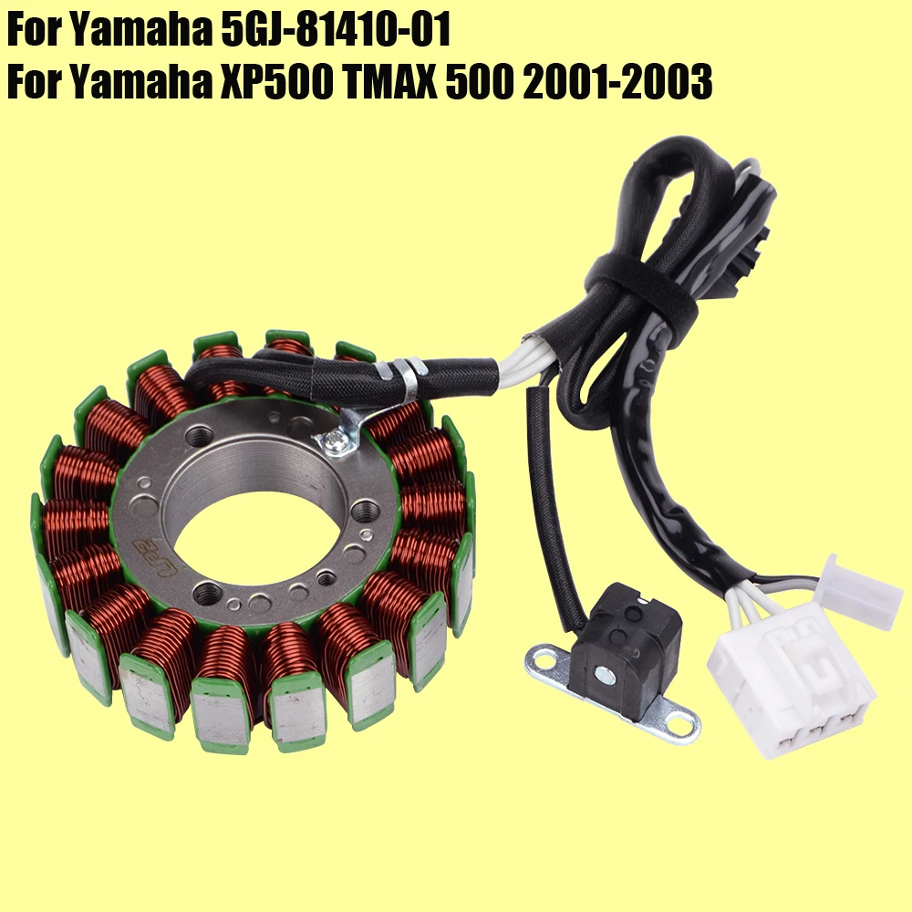 

Катушка статора для Yamaha XP500 TMAX 500 2008 2009 2010 2011 4B5-81410-00 катушка генератора Магнето XP T-MAX 500