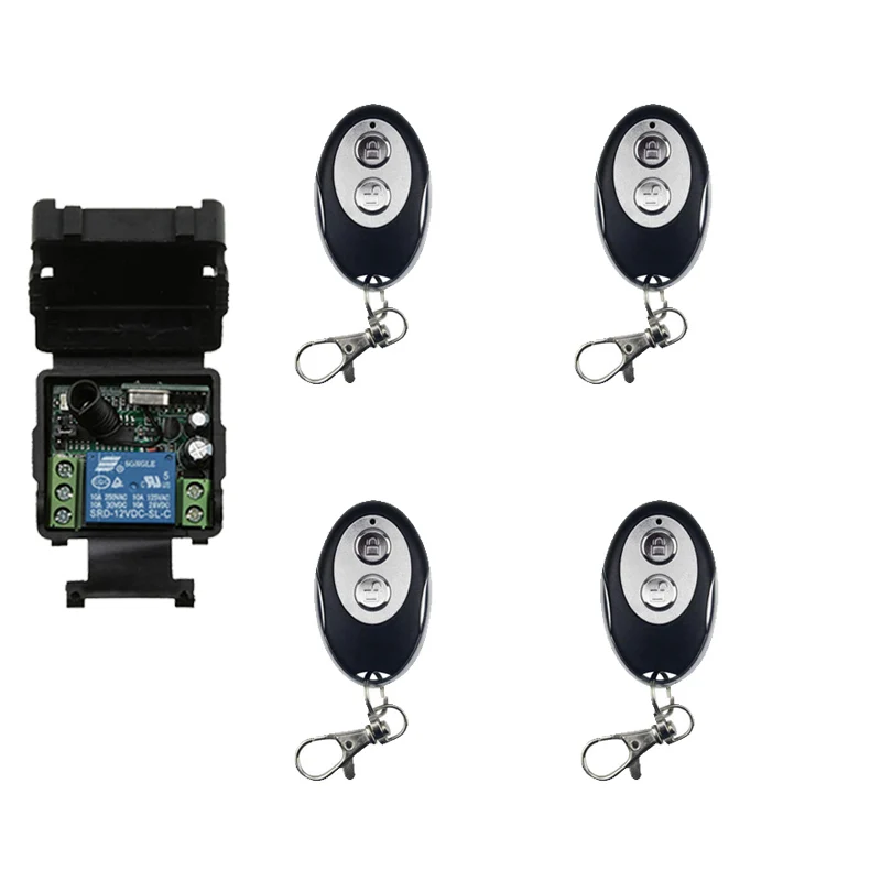 RF DC 12 v 1CH мини беспроводной пульт дистанционного управления приемник передатчик