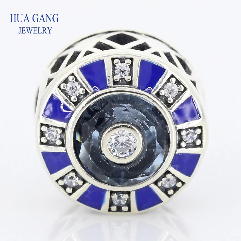 

925 Sterling Silver Original Mosaic Charms Beads Beads for Jewelry Making Fashion Charm Wholesale Fits Pandora Bracelet