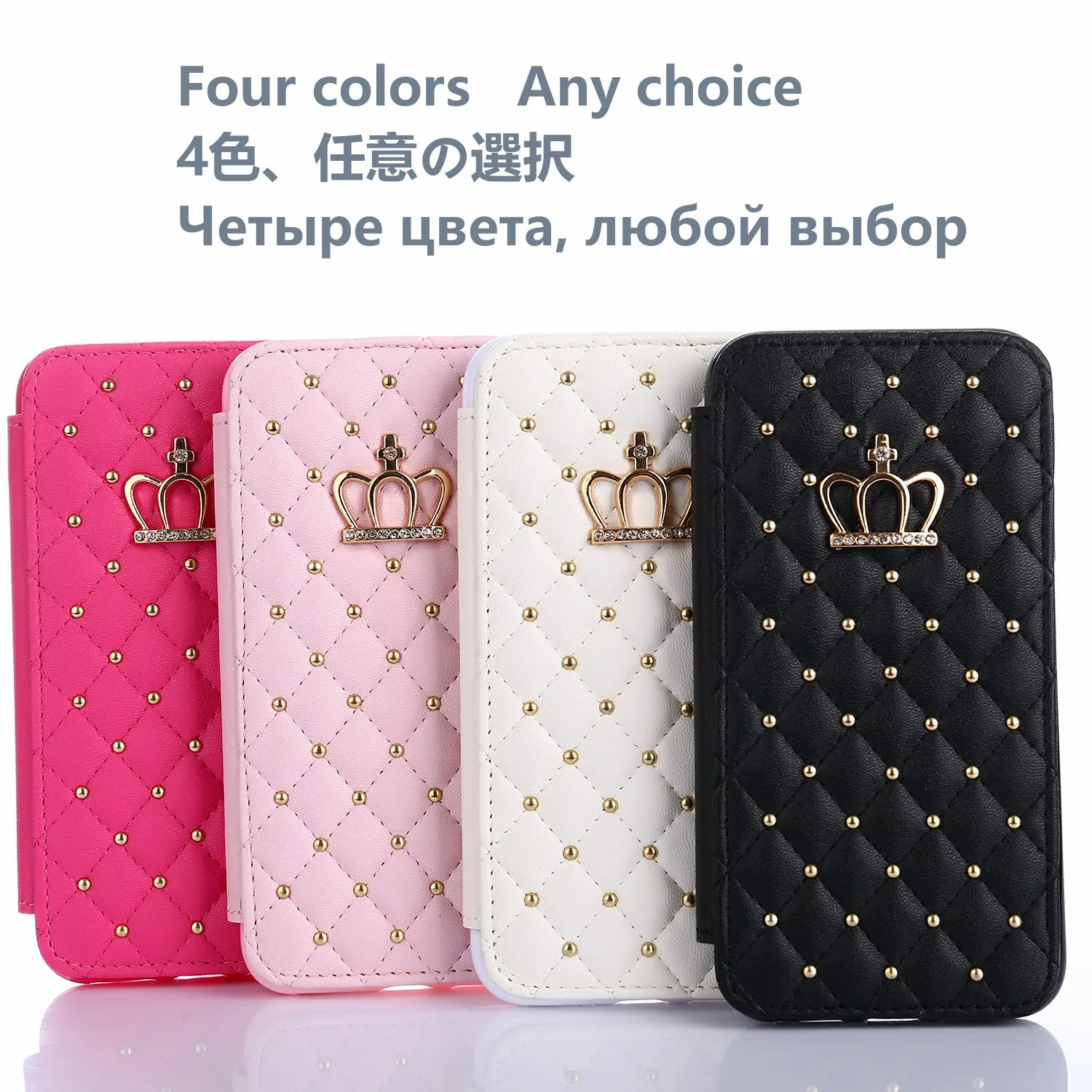 Для iPhone X XR XS 7 8 6 6S Plus сумка для телефона 10 11 Pro Max 5s SE 5 корона с алмазами держатель из