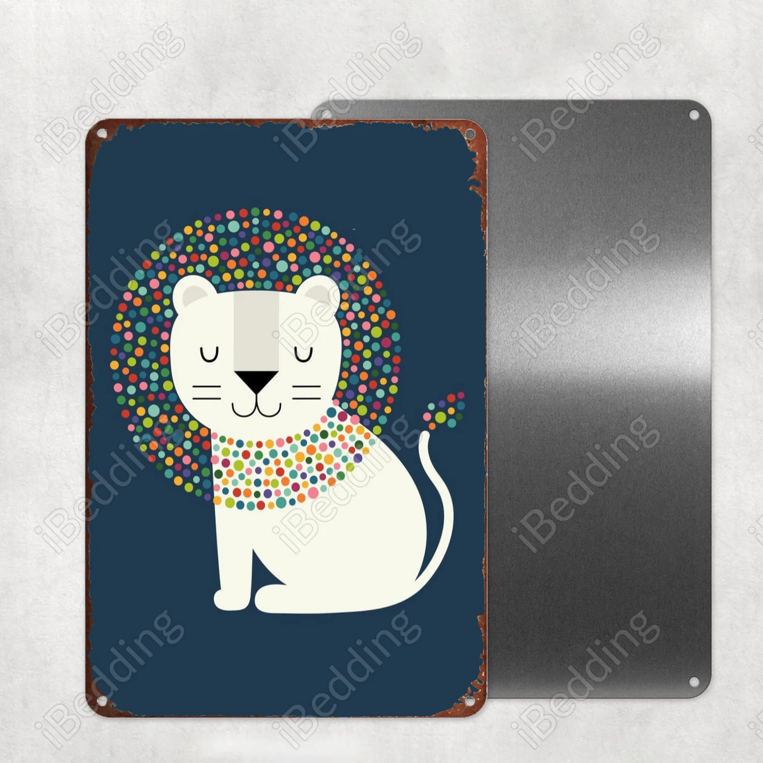 

Как лев, искусственная металлическая плитка, украшение для стен паба, клуба, железная живопись, декоративная пластина 20x30 см