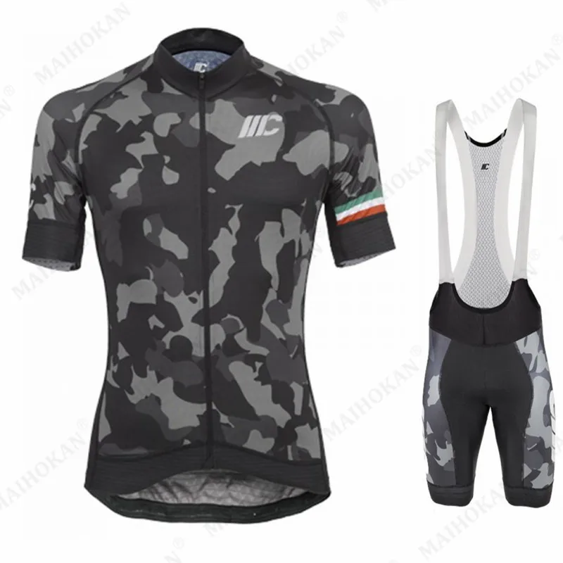 

2021 Italy Team Summer Bike Cycling Jersey Sets Short Sleeve Men Bike Clothes Wear Bib Shorts Breathable GEL Pad