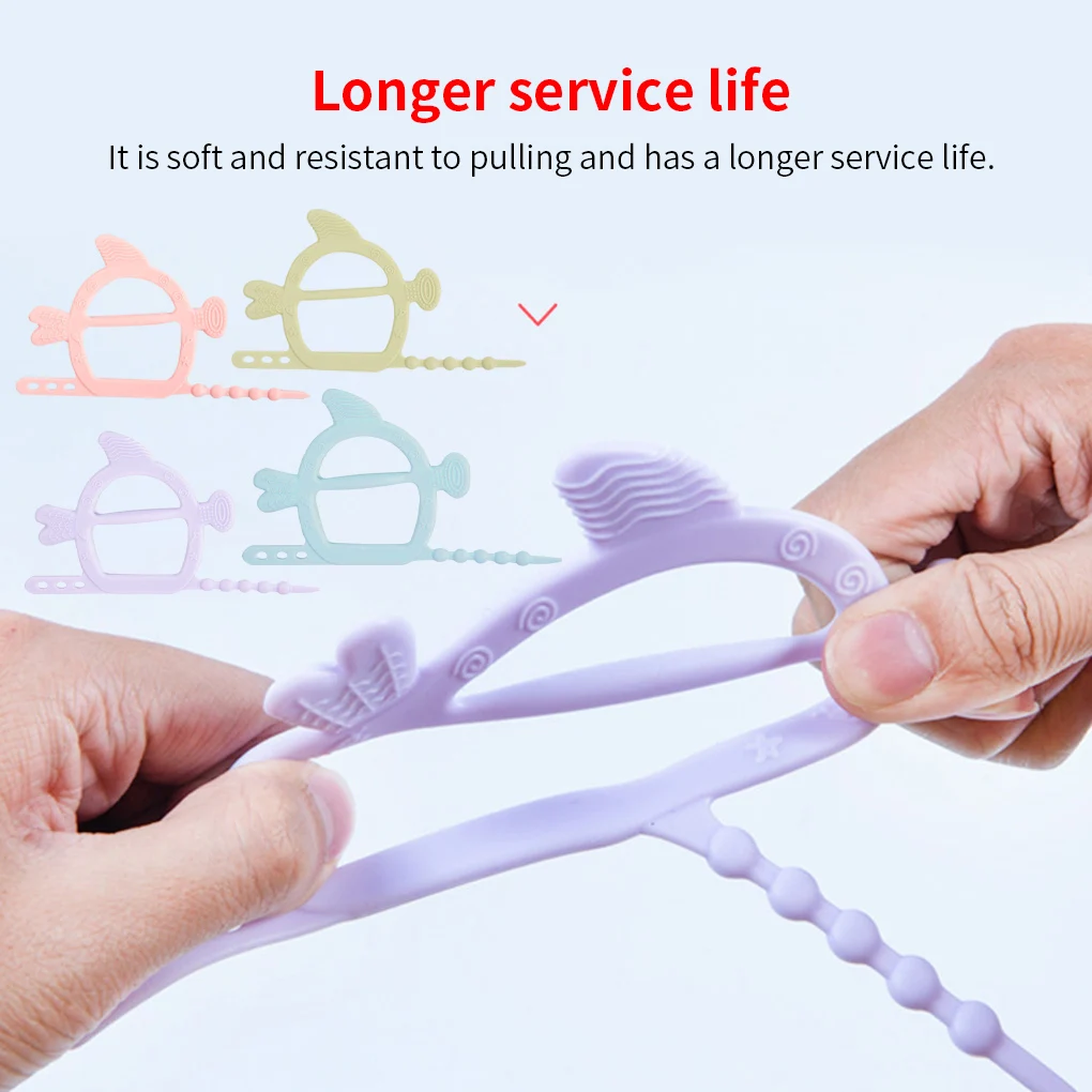 

Hot Sale 1PC Kids Teething Silicone Baby Nursing Teether Pacifier Newborn Durable Child Sucking Fingers Thumb Teether Toys