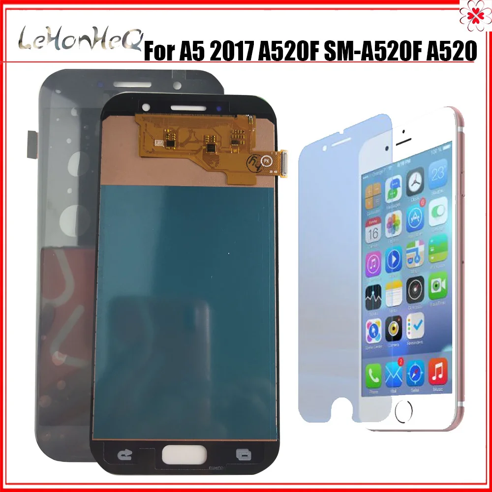 Для Samsung Galaxy A5 2017 A520 ЖК дисплей A520K A520F A520L Дисплей кодирующий преобразователь