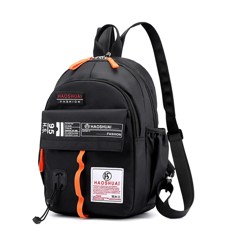 Мужской нейлоновый рюкзак слинг Маленький Многофункциональный Повседневный