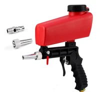 90psi portable gravity sandblasting gun pneumatic small sand blasting spray gun adjustable pneumatic sandblaster